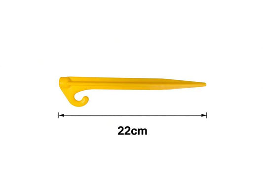 Sand Pegs – 50cm, 30cm & 22cm (Black & Yellow)