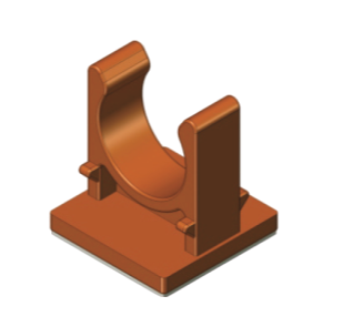 Adhesive Pipe Clip Fasteners (price per 100 units)