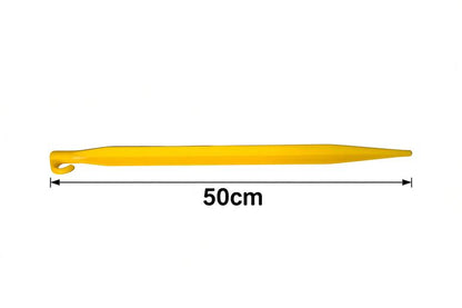 Sand Pegs – 50cm, 30cm & 22cm (Black & Yellow)