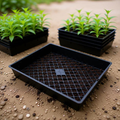 Square Nursery Trays 500x380x80mm