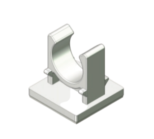 Adhesive Pipe Clip Fasteners (price per 100 units)